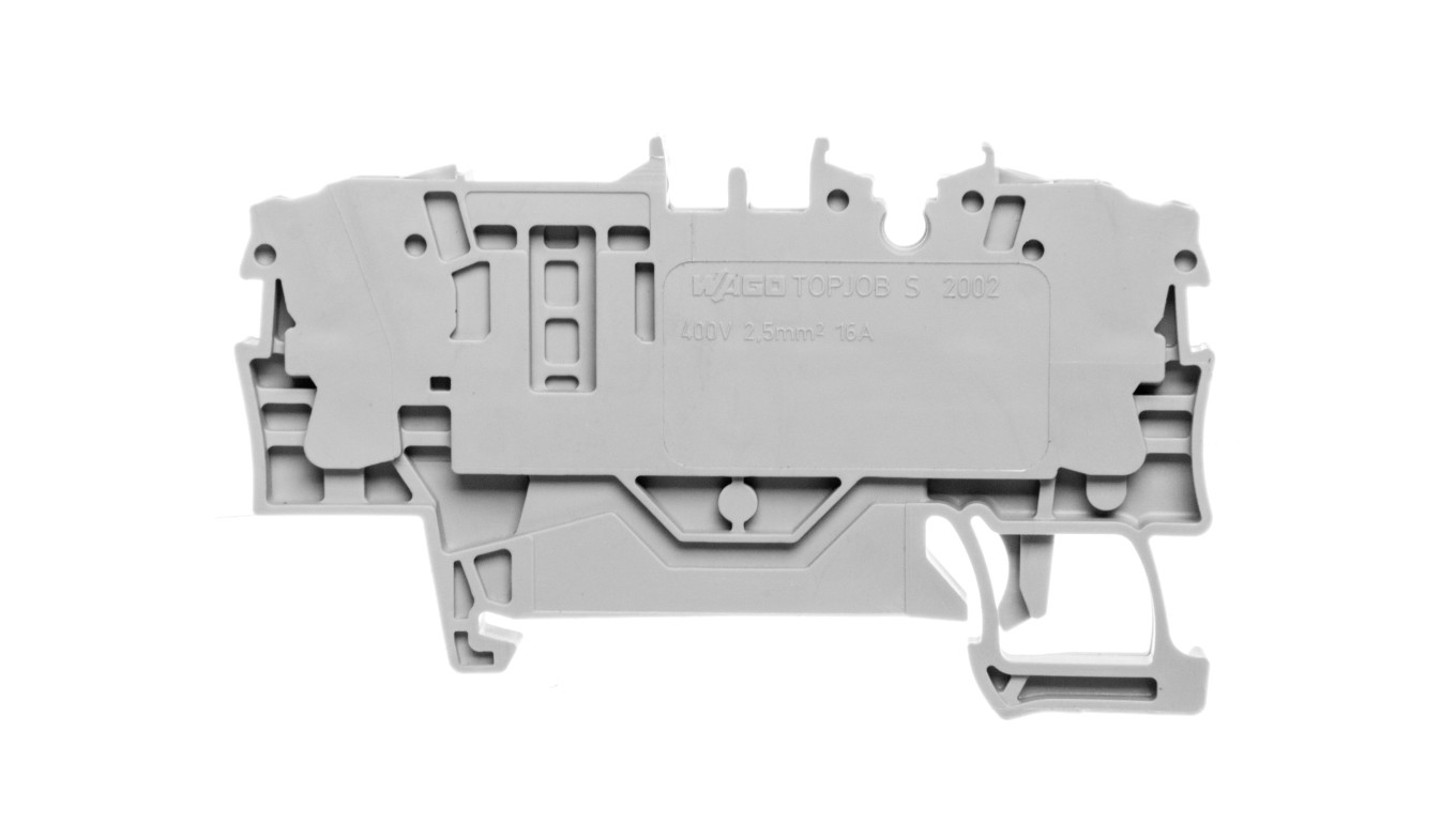 2 Conductor Connector 2.5mm² Fuse Grey 2002-1681