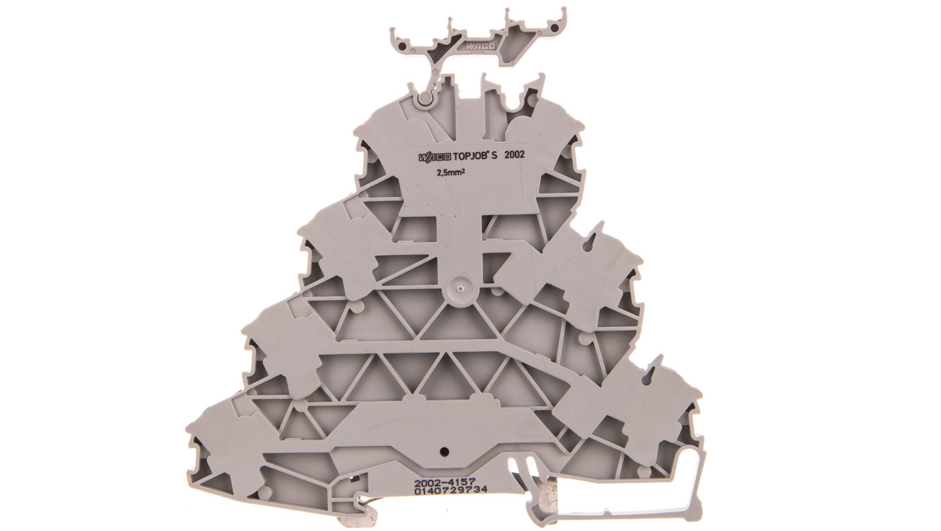 Fitting 4 Tier 2.5mm² L/L/L/PE Grey 2002-4157 TOPJOBS
