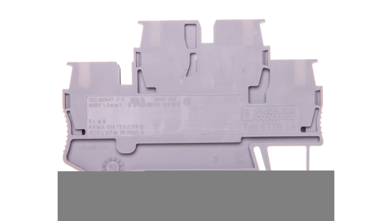 Connector 2 Stage 1.5mm² Grey STTB 1.5 3031157 BE2