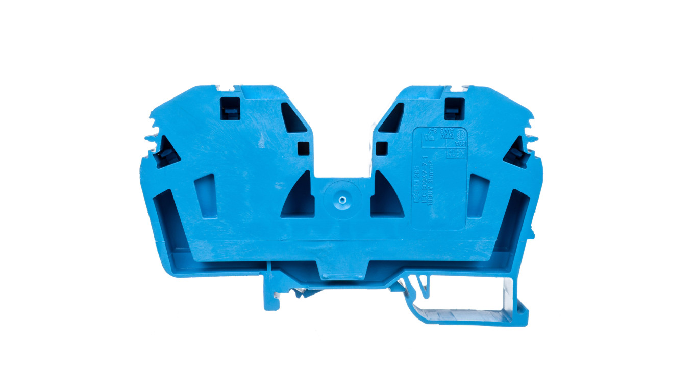 Rail Connector 2 Core 35mm² Blue 285-634