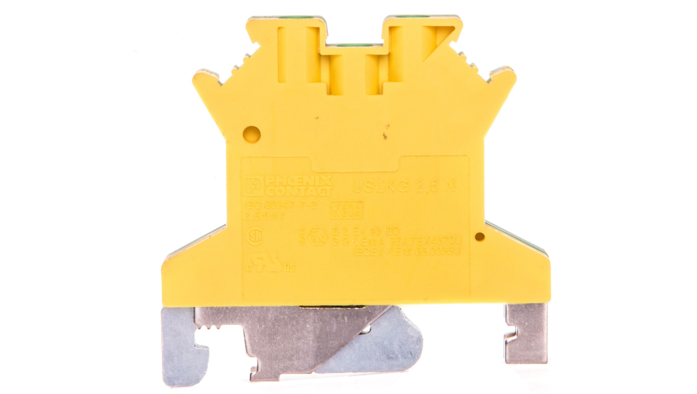 Rail Connector 2 Core 4mm² Yellow Green EX BE1 0441119