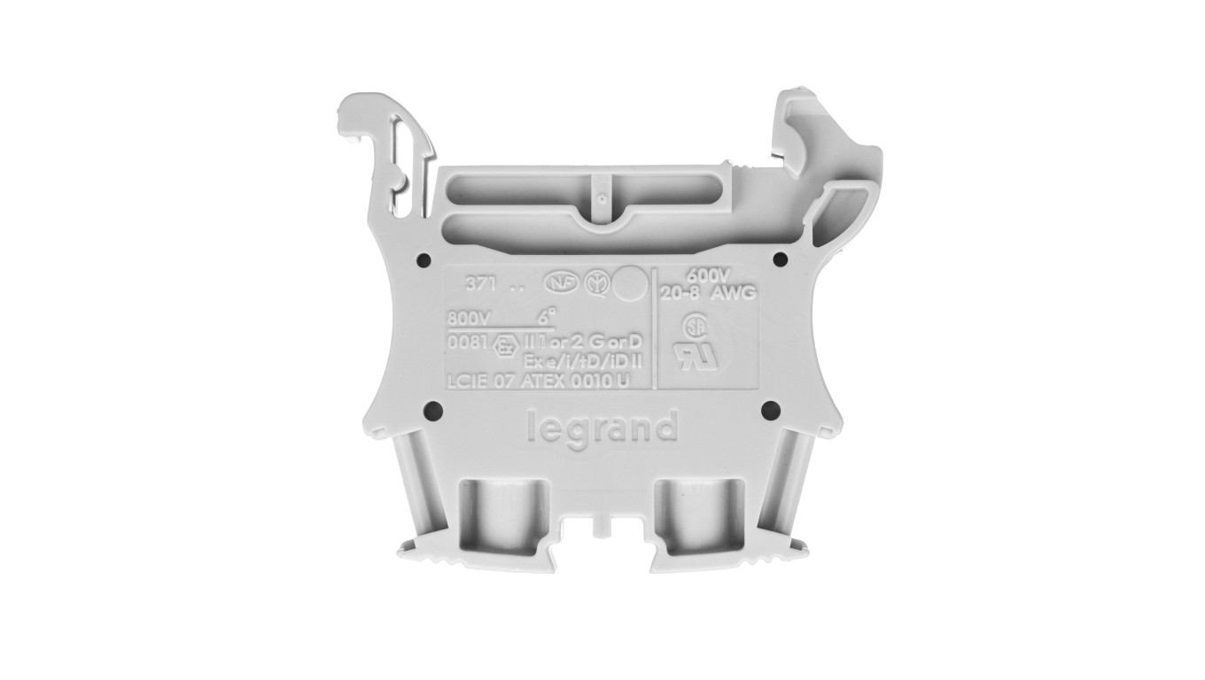 Rail Connector 2 Core 6mm² Grey 037162 Viking