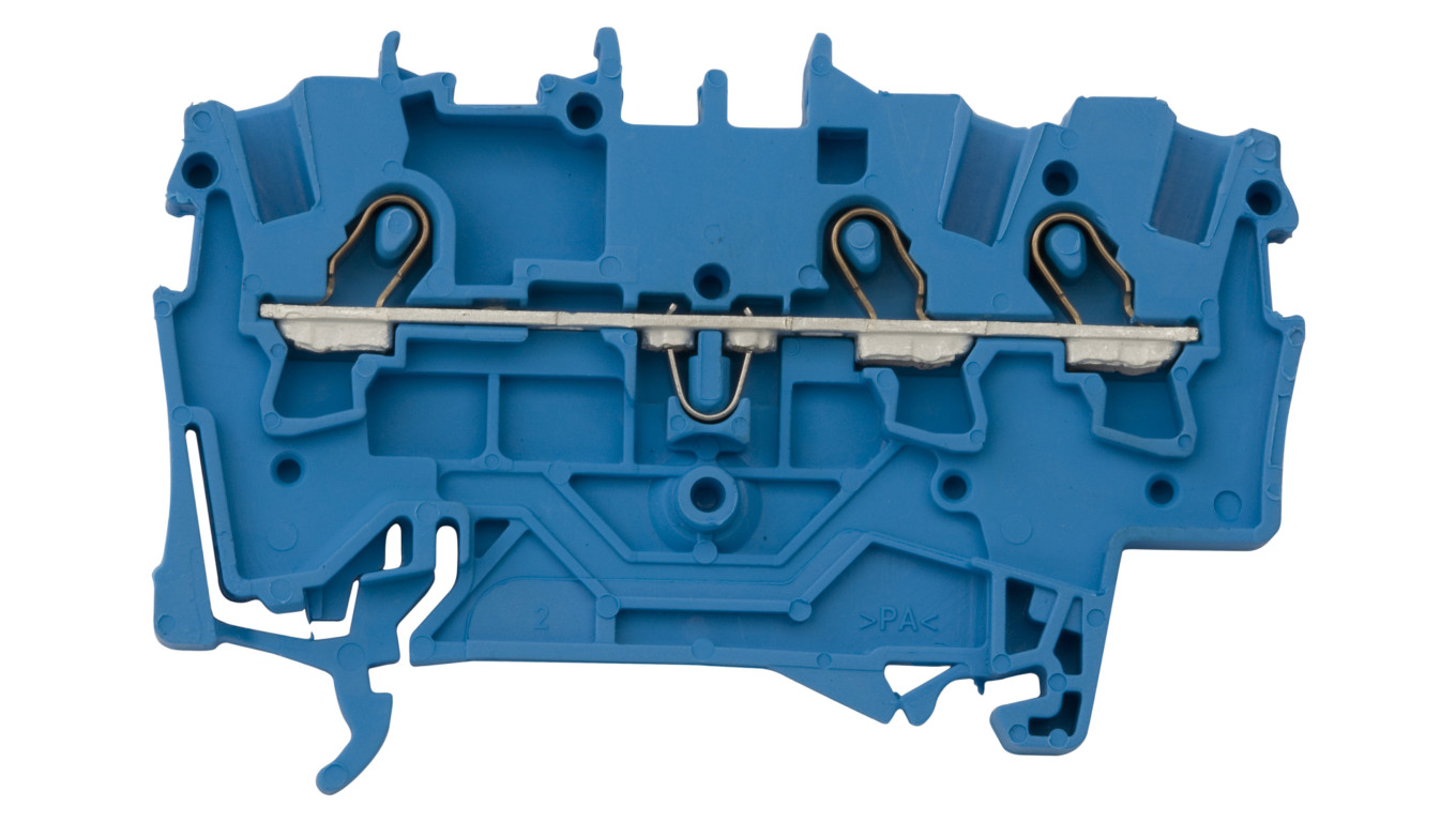 Rail Connector 3 Core 1.5mm² Blue 2001-1304 TOPJOBS