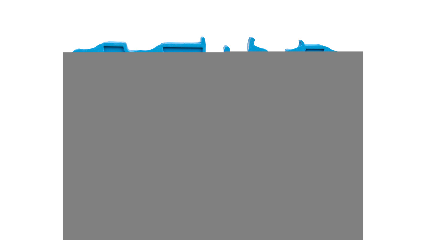 Rail Connector 3 Core 4mm² Blue 2004-1304 TOPJOBS