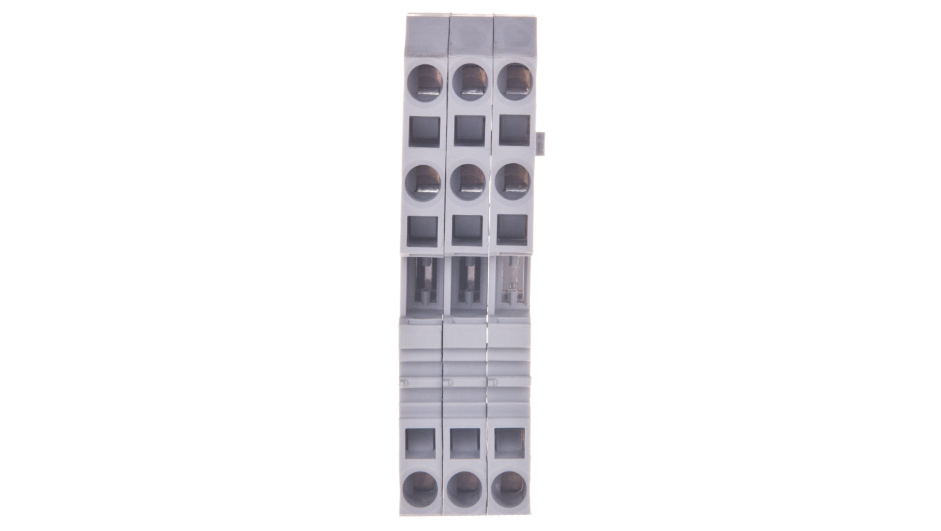 Rail Connector 3 Core 4mm² Grey 281-681