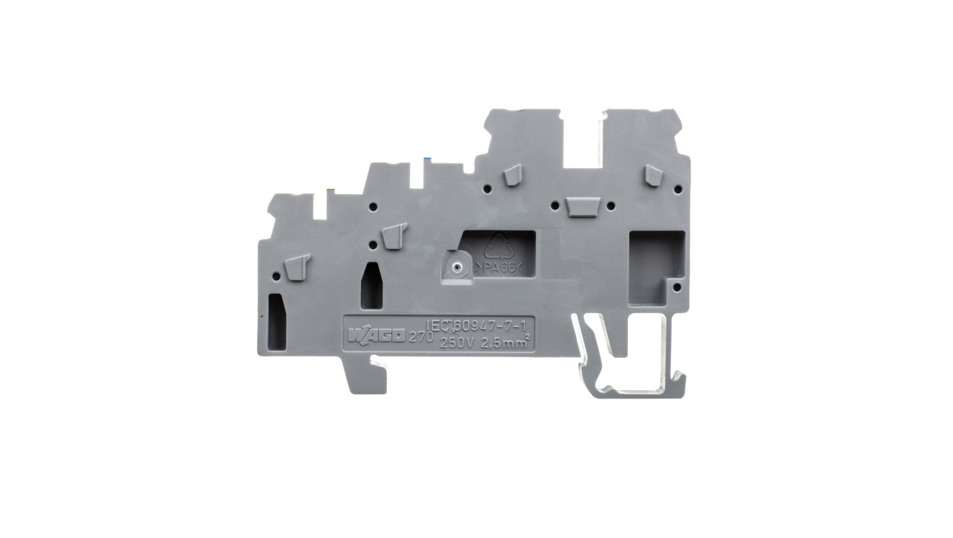 Rail connector 3-wire for sensors gray 270-560
