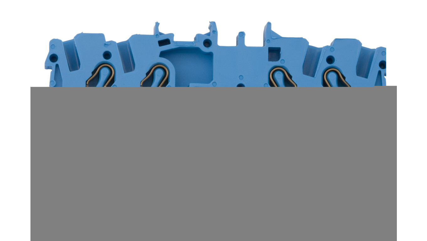Rail Connector 4 Core 2.5mm² Blue 2002-1404 TOPJOBS