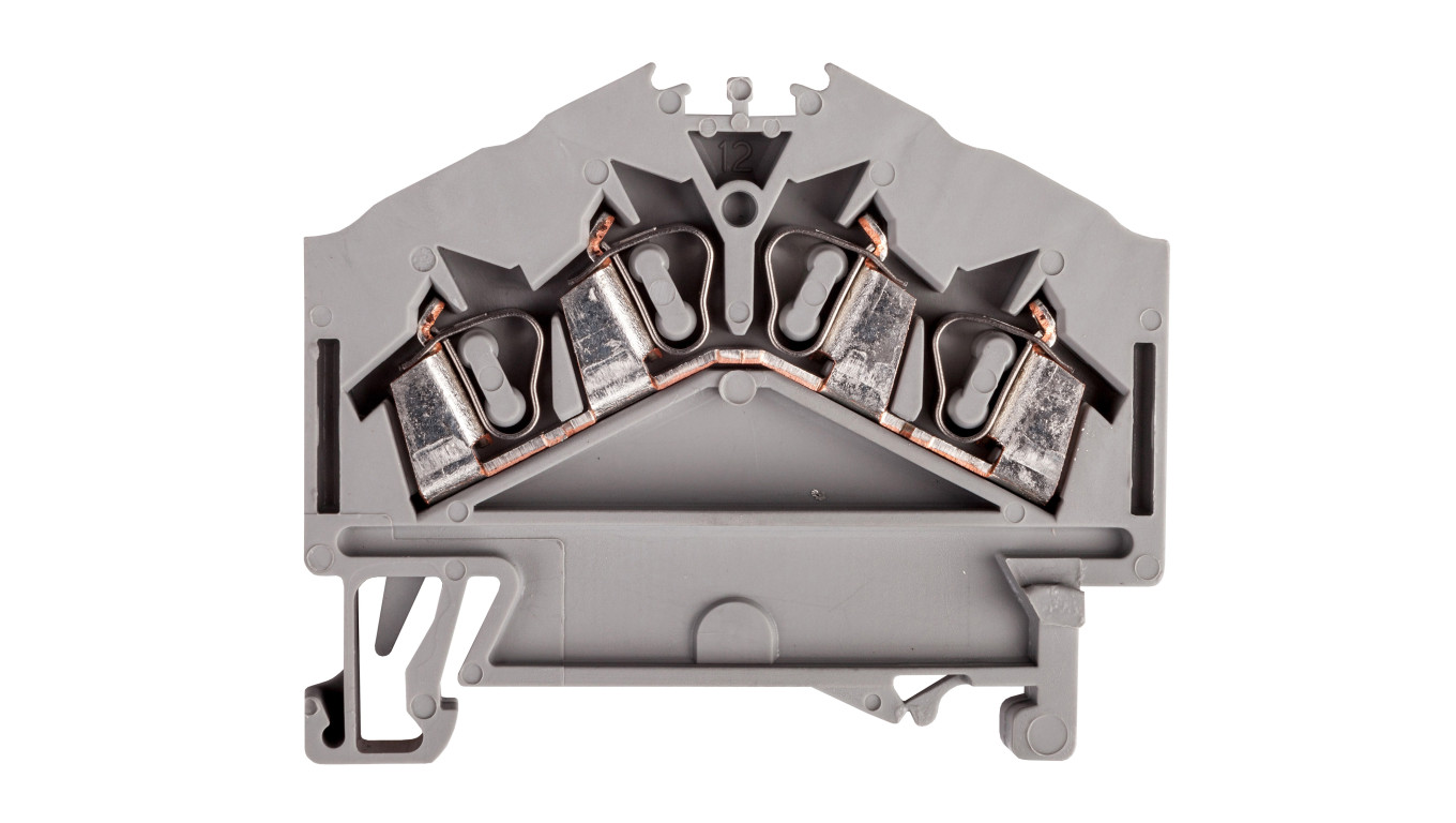 Rail Connector 4 Core 2.5mm² Grey 280-646