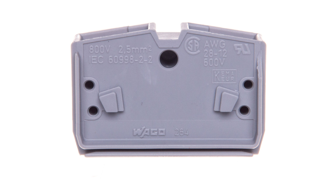 Internal Connector 4 Core 2.5mm² Grey 264-351