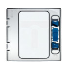 Drzwi do szafki IKA 1x4 transparentne DOOR-1/4-T-IKA 174179