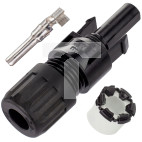 Gniazdo MC4 złącze solarne Konektor na przewód 4-6mm2 Staubli (Multi-Contact)