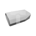 Gniazdo płaskie bez uziemienia, 2,5A, 250V, biały poliwęglan, 50 sztuka OR-AE-13242/W/50