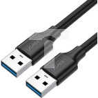 Kabel USB Ugreen USB-A - USB-A 0.25 m Czarny (79204)