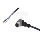 Kabel konfekcjonowany jednostrony złącze M12 żeńskie 4-pin kątowe wolny koniec przewodu 4x0,34mm 5m PUR 250V IP67 VK500321