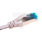 Kabel krosowy patchcord F/UTP kat.5e szary 1m DK-1522-010