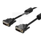 Kabel połączeniowy DVI-D Single Link Typ DVI-D(18+1)/DVI-D(18+1), M/M czarny 3m AK-320100-030-S