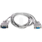 Kabel przedłużający RS232 1:1 Typ DSUB9/DSUB9, M/Ż beżowy 2m AK-610203-020-E