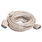 Kabel przedłużający SVGA Typ DSUB15/DSUB15, M/Ż beżowy 10m AK-310203-100-E