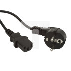 Kabel zasilający CEE 7/7 - IEC 320 C13 1.8m czarny CA-C13C-10CC-0018-BK