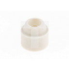 Koralik ceramiczny, Ceramika, Biały, otwór: 4.5mm, +1200C