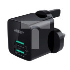 Ładowarka sieciowa AUKEY PA-U32 (USB kolor czarny)