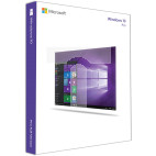 Microsoft Windows Pro 10 PL (32-Bit, 64-Bit 1 stan. Wieczysta BOX Domowa, Komercyjna Eurozone)