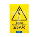 Naklejki ostrzegawcze 19805846 /20szt./