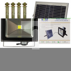 Naświetlacz LED 50W z czujnikiem ruchu + panel solarny 10W VOLT