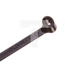 Opaska kablowa 290x4,5 czarna UV 2-LOCK zęby stalowe BMTN3048 /100szt./