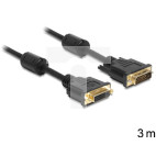 PRZEDŁUŻACZ DVI-D(24+1) 3M DUAL LINK+FERRYT DELOCK