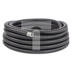 Peszel ochronny metalowy Anaconda Multitite 16/13mm rura karbowana elastyczna FCC w powłoce PVC 1250N UV IP67 czarny /30m/