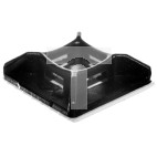Podstawka montażowa do opasek zaciskowych czarna PMS-25-25-UV-100 /100szt./ 25.252