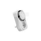 Programator czasowy 24h, mechaniczny, max. 3500W, AC220-240V, 50/60Hz, IP20, biały