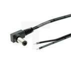 Przewód DC 1,5m z wtykiem kątowy 2,1x5,5 mm AWG20 2x0,5mm2 ESPE