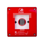 Przycisk ppoż. natynkowy 1Z 1R czerwony zwalniany samoczynnie bez sygnalizacji OP1-W01-A11