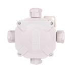Puszka n/t 90x90x44.6 IP67 /4 dławnice/ 6455-11P