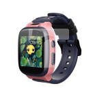 Smartband 800mAh, wideorozmowy, dwie kamery, alarm, SOS 360 Kids Smartband E2 Różowy