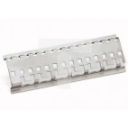Szyna montażowa 1m metalowa z perforacją do obejm do ekranów 790-145
