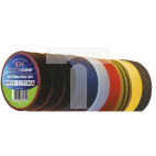 Taśma izolacyjna PVC 15mm / 10m mix /10szt./ F615992