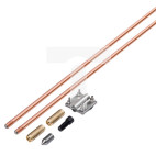 Uziom kompletny złączkowy pomiedziowany St/Cu, powłoka 250um Cu 14,2 mm 6 m /C1060112/