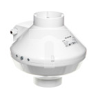 Wentylator kanałowy odśrodkowy fi 100 230V 80W 205m3/h 46dB biały VK100