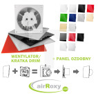 Wentylator ścienno-sufitowy 100mm 15W /łożysko kulkowe/ dRim 100 S BB /baza /dobierz panel/ 01-060