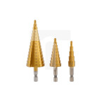 Wiertło stopniowe 4-32 mm zestaw 3 szt