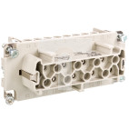 Wkład złącza 16P+PE żeński 16A 500V EPIC H-BE 16 BS 10203000