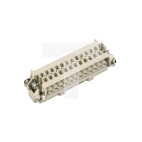 Wkład złącza 24P+PE męski 16A 500V EPIC H-BE 24 SS 10196000