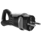 Wtyczka gumowa przenośna z/u i uchwytem IP44 16A 250V OR-AE-1369