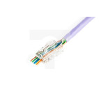 Wtyk RJ45 (8P8C) przelotowy kat.5e nieekranowany AWG 26-24 /woreczek zawiera 100szt./X-ML-5U-EZ