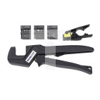 Zaciskarka do złącz MC4, Zaciskarka SOLAR KIT PROFI do złączek MC4 - SOLAR, pozycjoner do mc4 / ściągacz izolacji 2,5-6 mm2