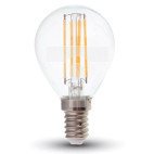 Żarówka Dekoracyjna LED FILAMENT VT-1996 4W E14 P45 6400K 400lm A+ 300st. 4426