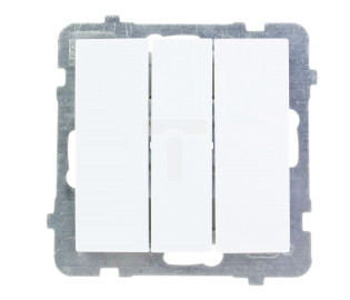 AS Łącznik potrójny biały ŁP-13G/m/00